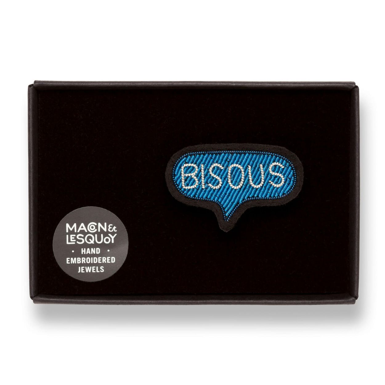 Spilla bisous light blue Macon & Lesquoy