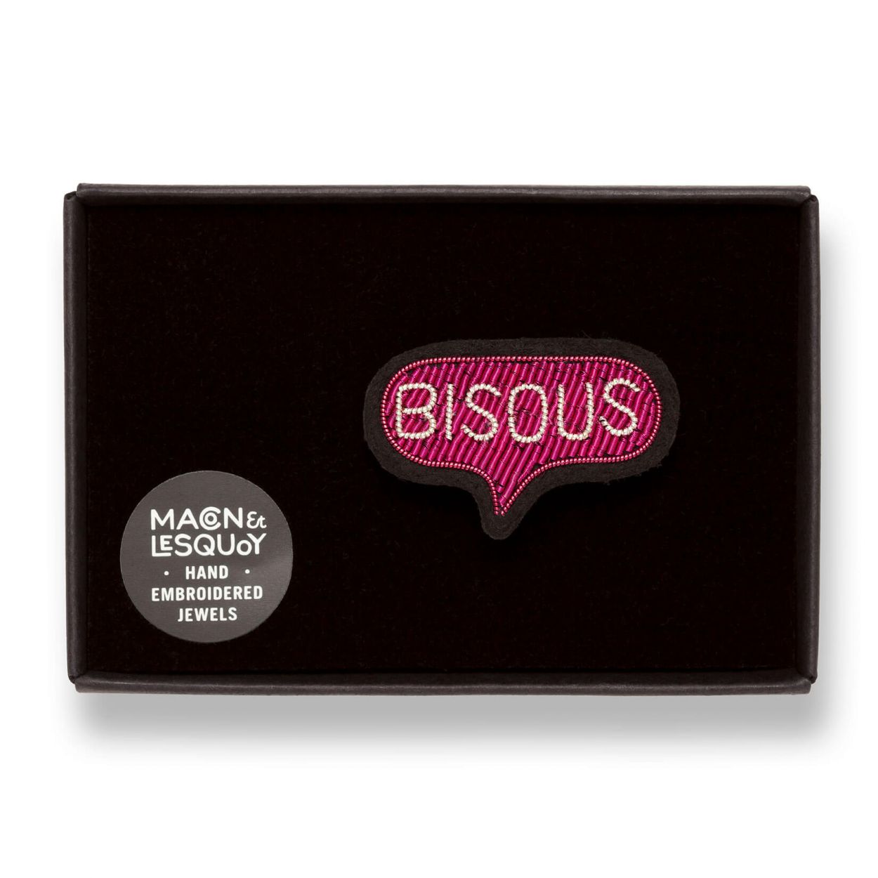 Spilla bisous fucsia Macon & Lesquoy