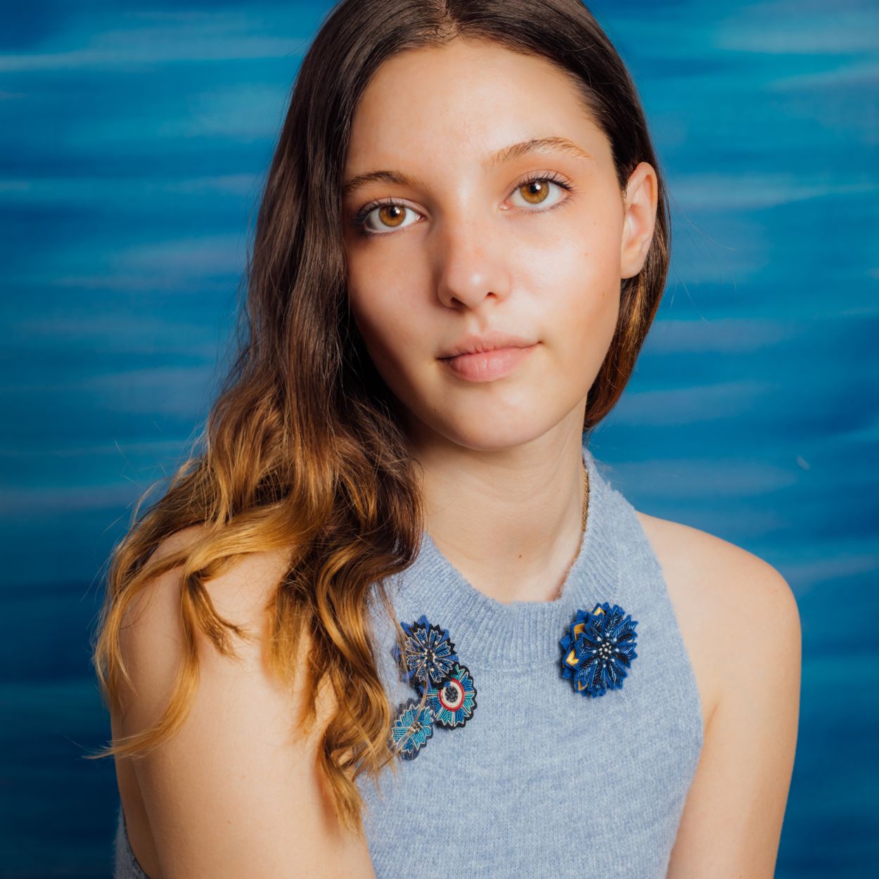 Spilla cockade Macon & Lesquoy