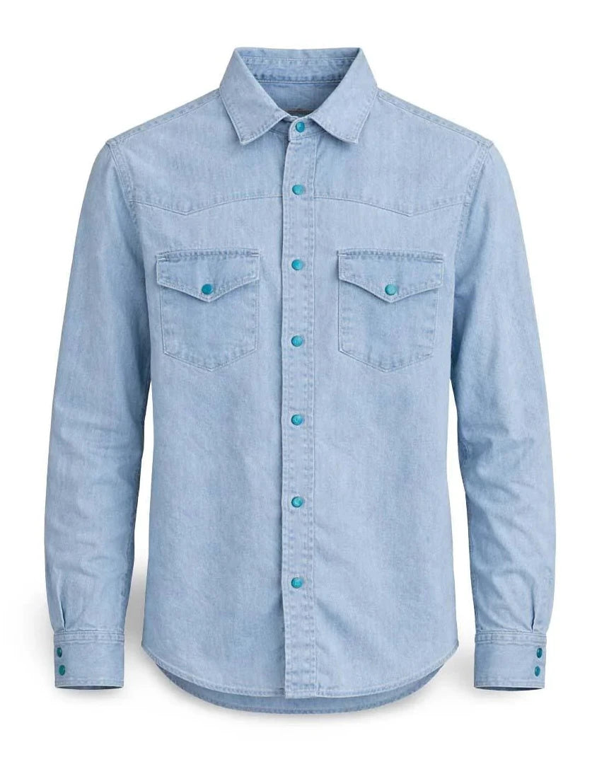 Camicia texana denim chambray Chesapeake's