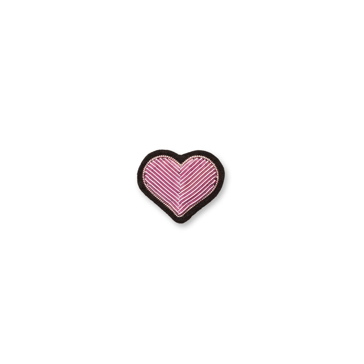 Spilla cuore rosa Macon & Lesquoy