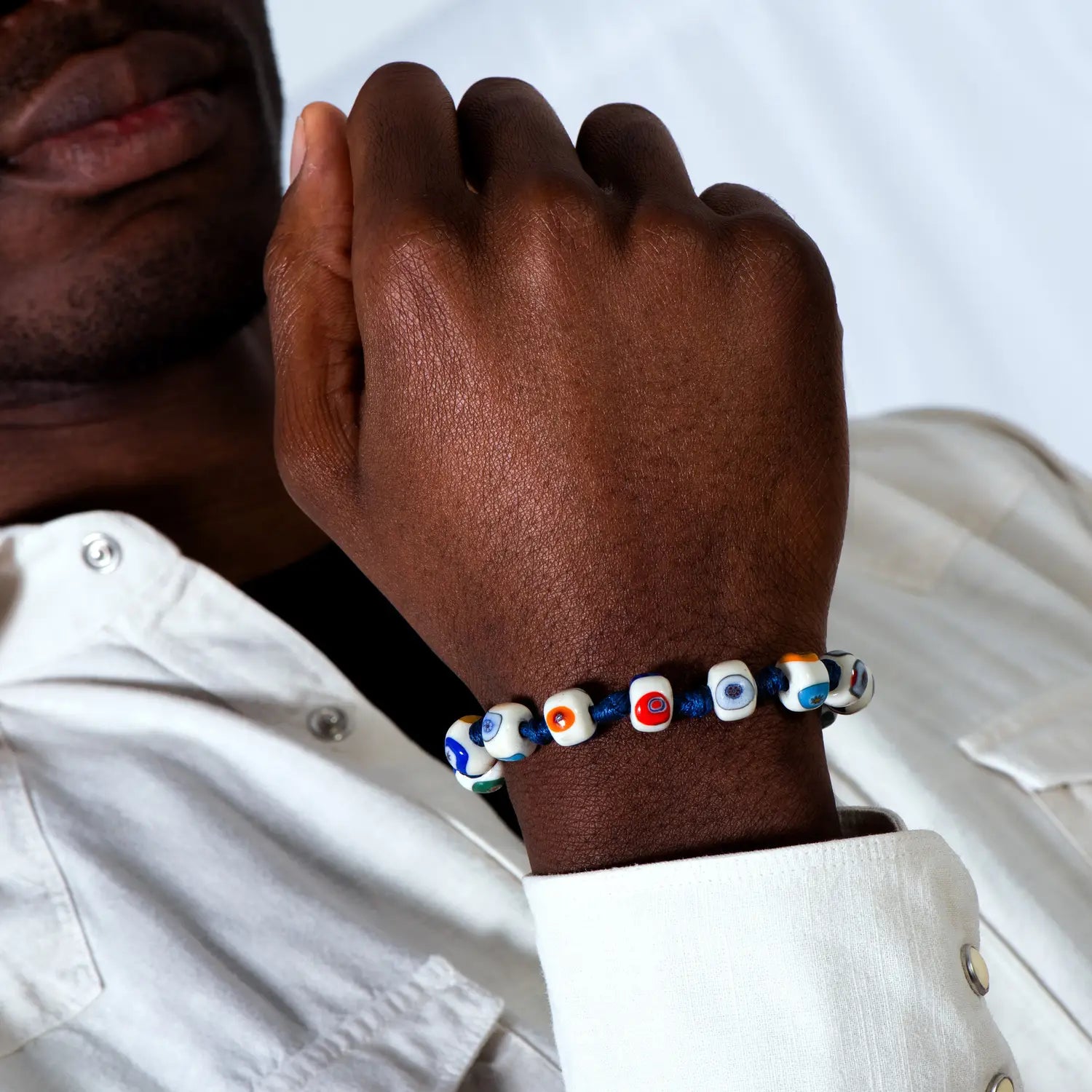 Bracciale Munega bianco multicolor Dandy Street