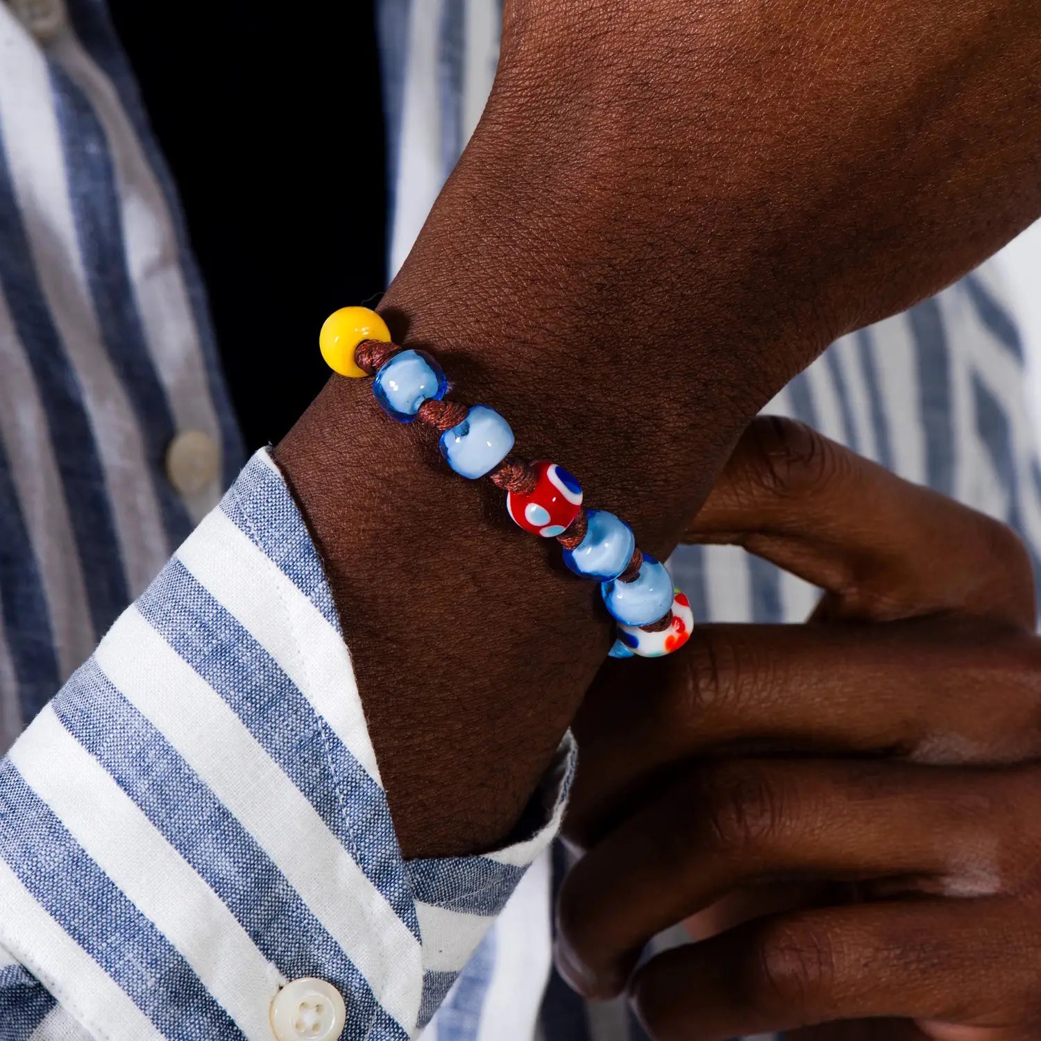 Bracciale Malipiero light blue multicolor Dandy Street