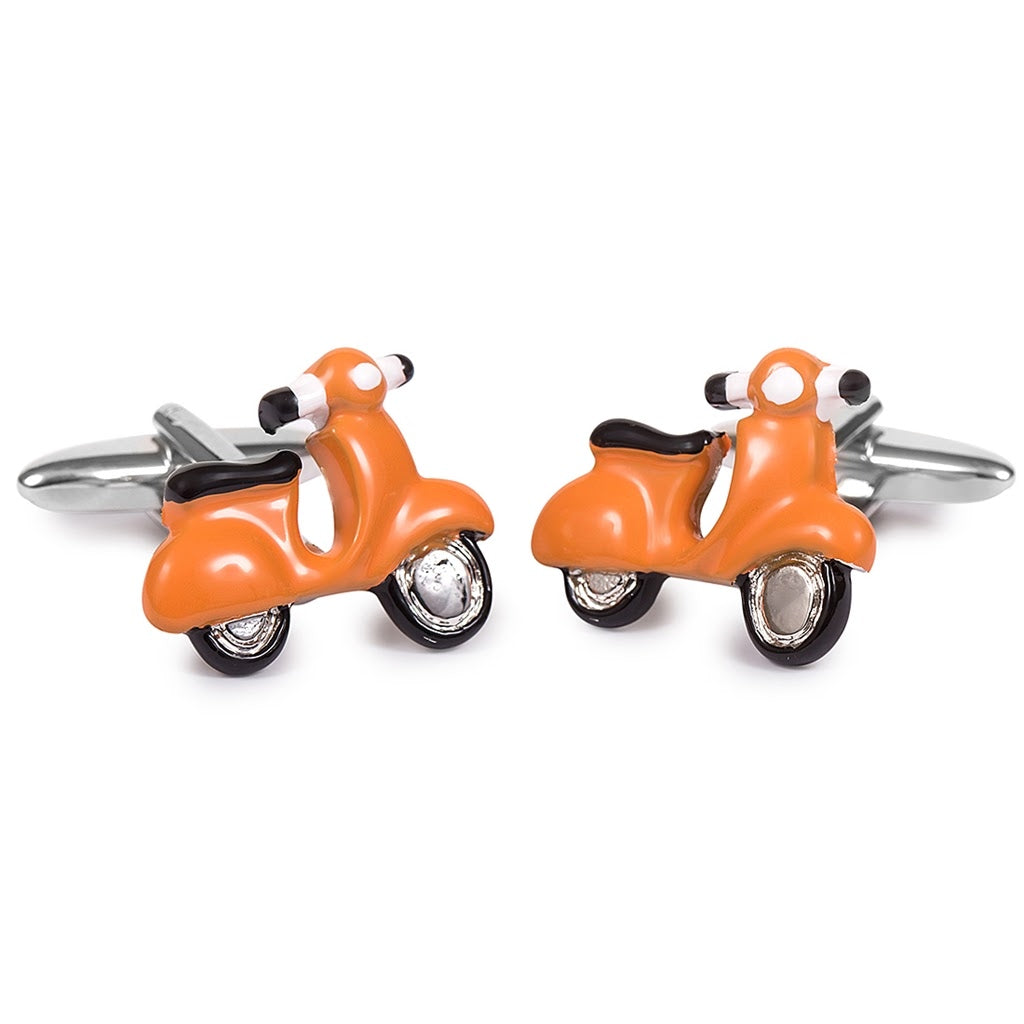 Gemelli scooter arancione Monsieur