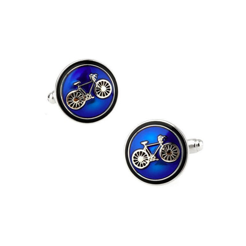 Gemelli tondi blu bici Monsieur