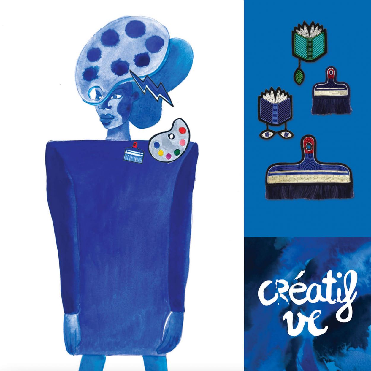 Spilla blue book Macon & Lesquoy