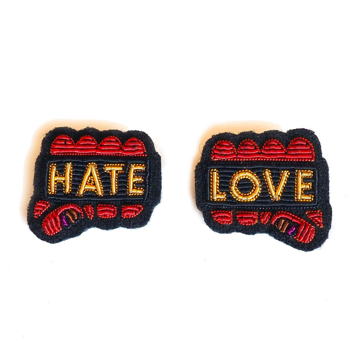 Spilla Love Hate Macon & Lesquoy