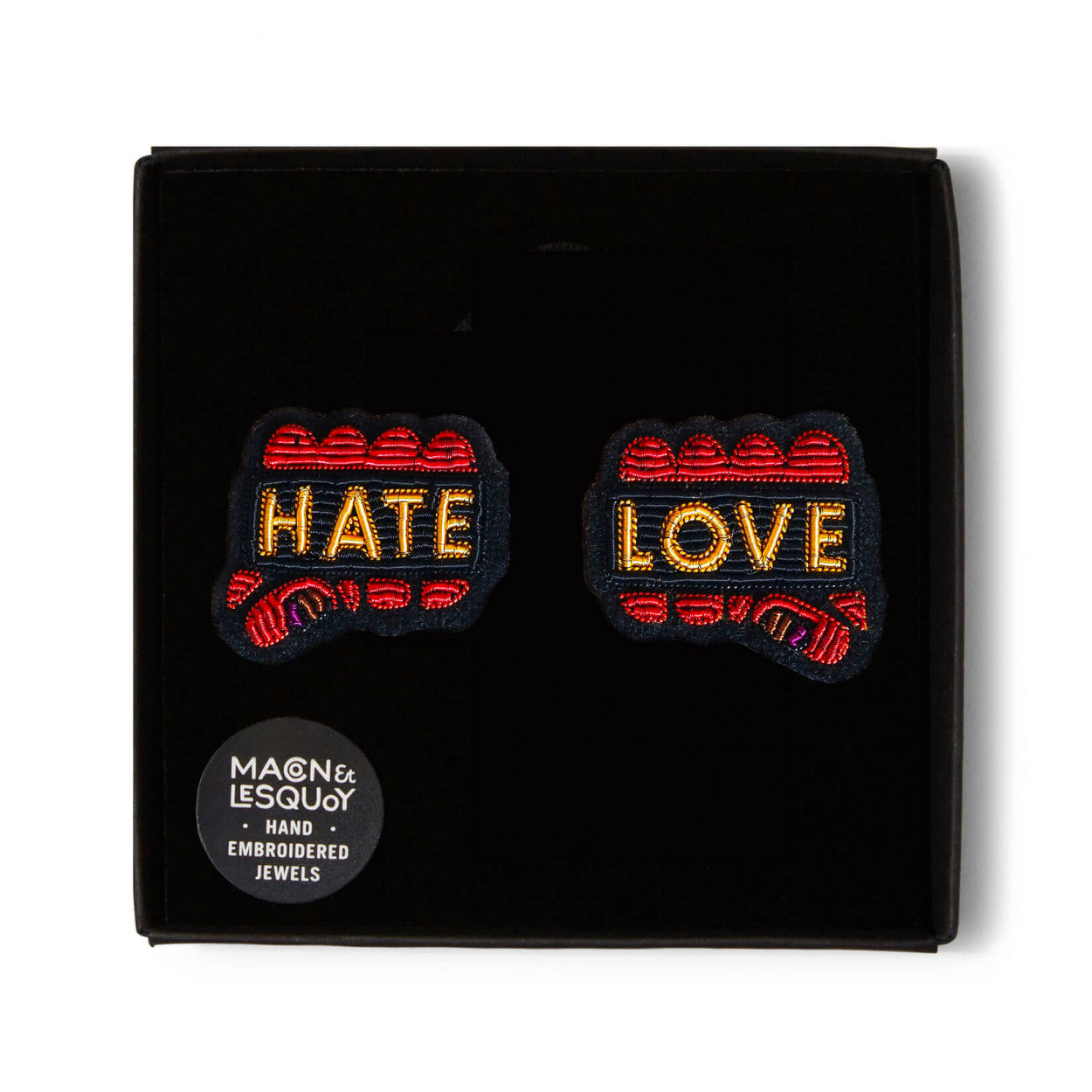 Spilla Love Hate Macon & Lesquoy