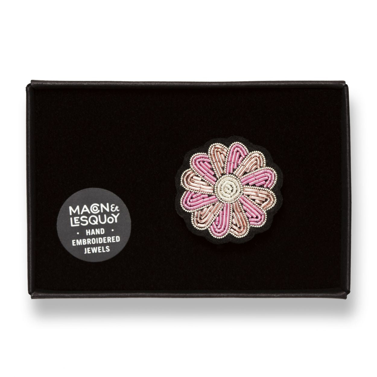 Spilla mini fiore pink Macon & Lesquoy