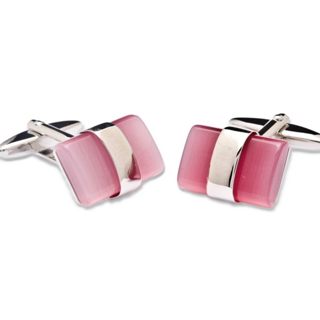 Gemelli pietra quadrata rosa Monsieur