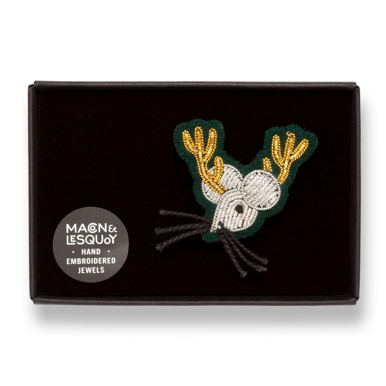 Spilla topolino renna Macon & Lesquoy