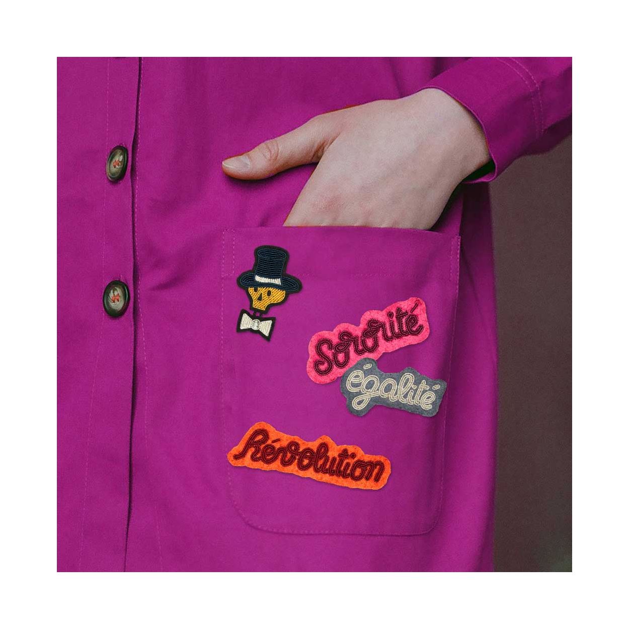 Spilla dandy skeleton Macon & Lesquoy
