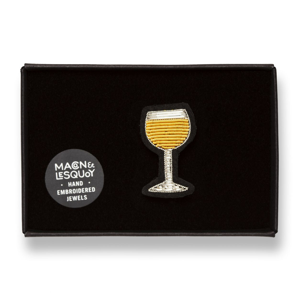 Spilla bicchiere vino bianco Macon & Lesquoy