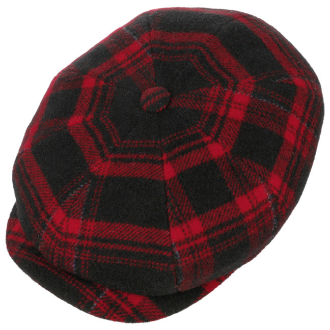 Coppola Hatteras plaid check rossa Stetson