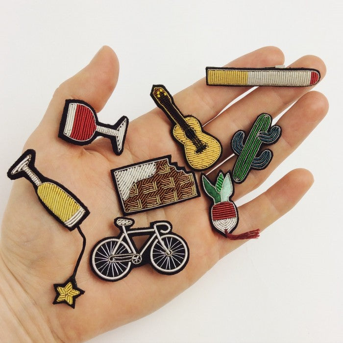 Spilla bicicletta silver Macon & Lesquoy