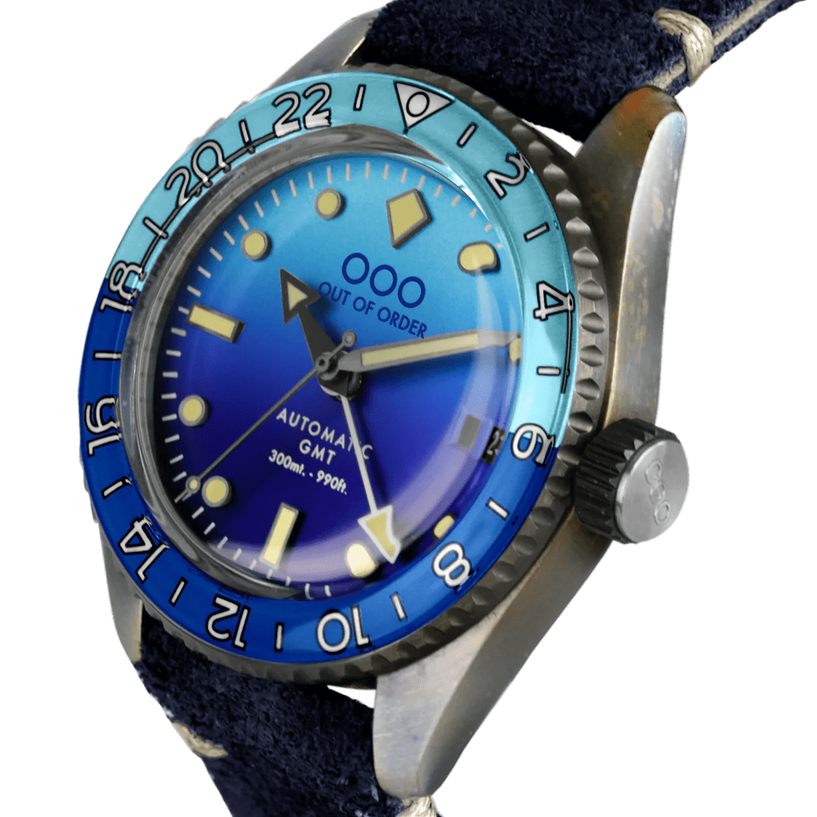 Bomba blu Automatic GMT OUT OF ORDER - MONSIEUR