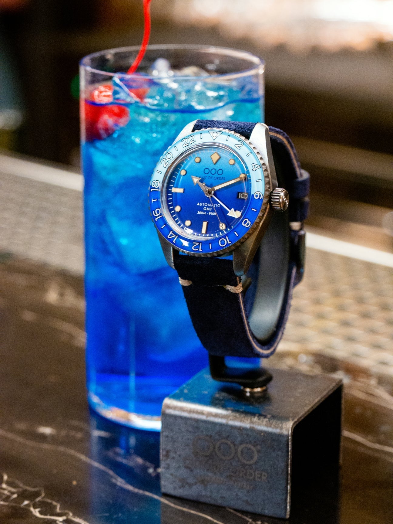 Bomba blu Automatic GMT OUT OF ORDER - MONSIEUR