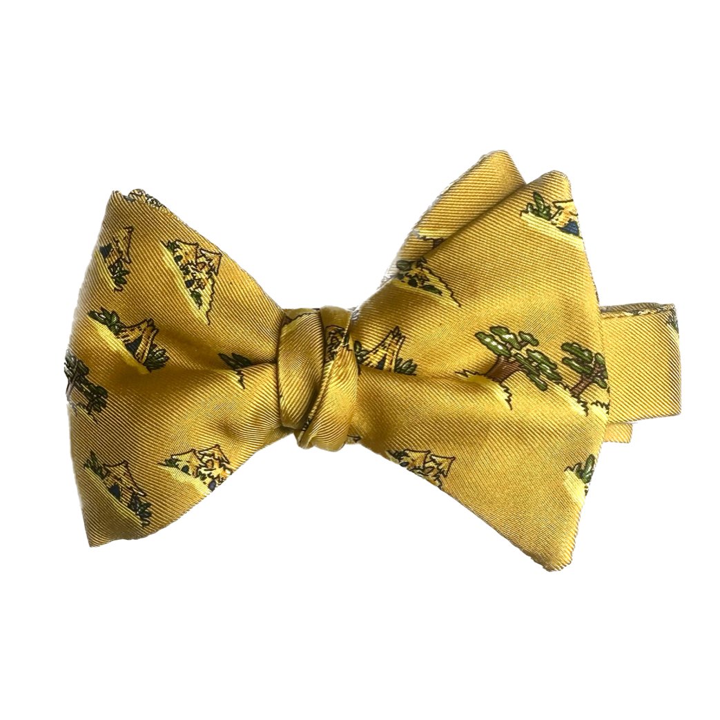 Bow tie bonsai giallo seta Le Loir En Papillon - MONSIEUR