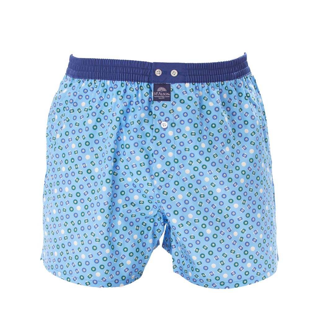 Boxer biliardo light blue McAlson - MONSIEUR