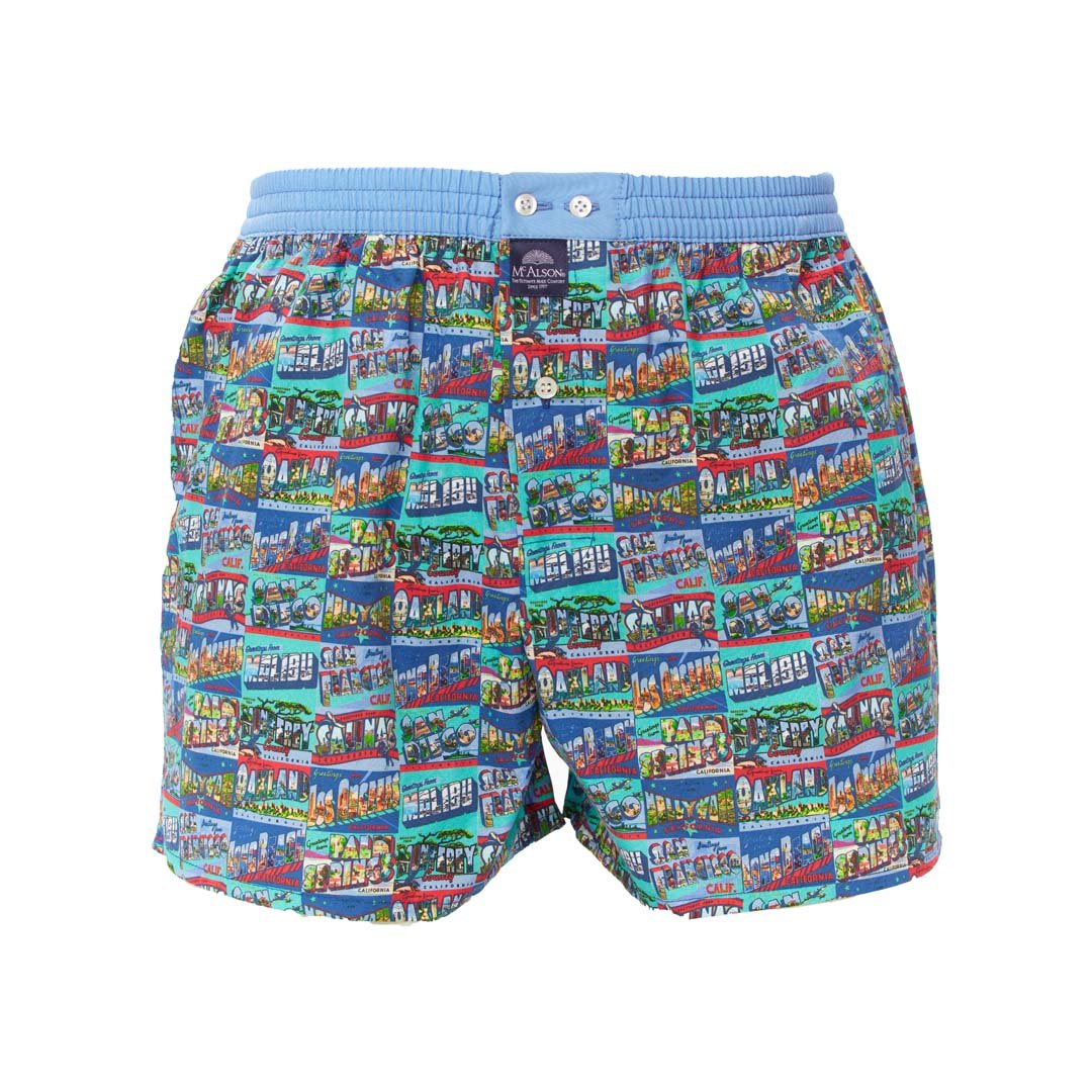 Boxer California blue McAlson - MONSIEUR