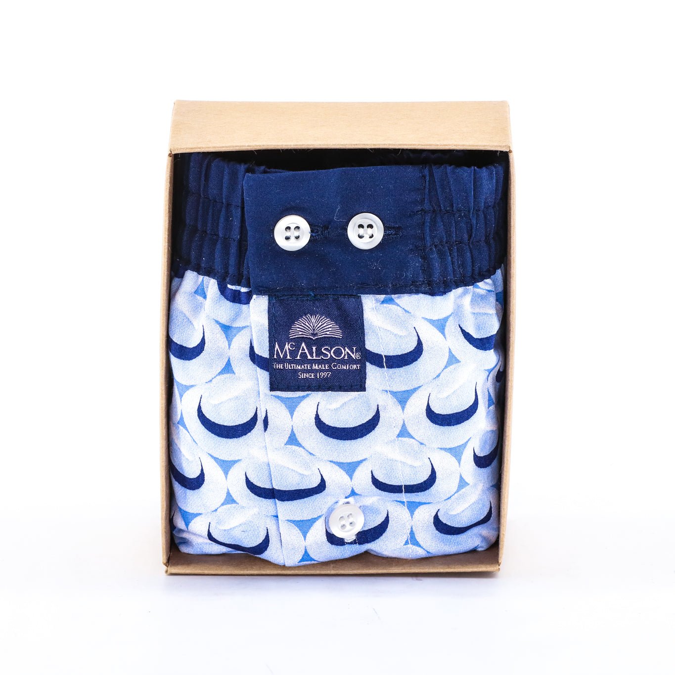 Boxer panama blu McAlson - MONSIEUR