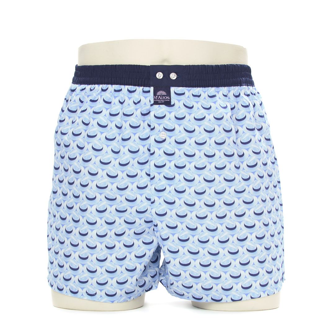 Boxer panama blu McAlson - MONSIEUR