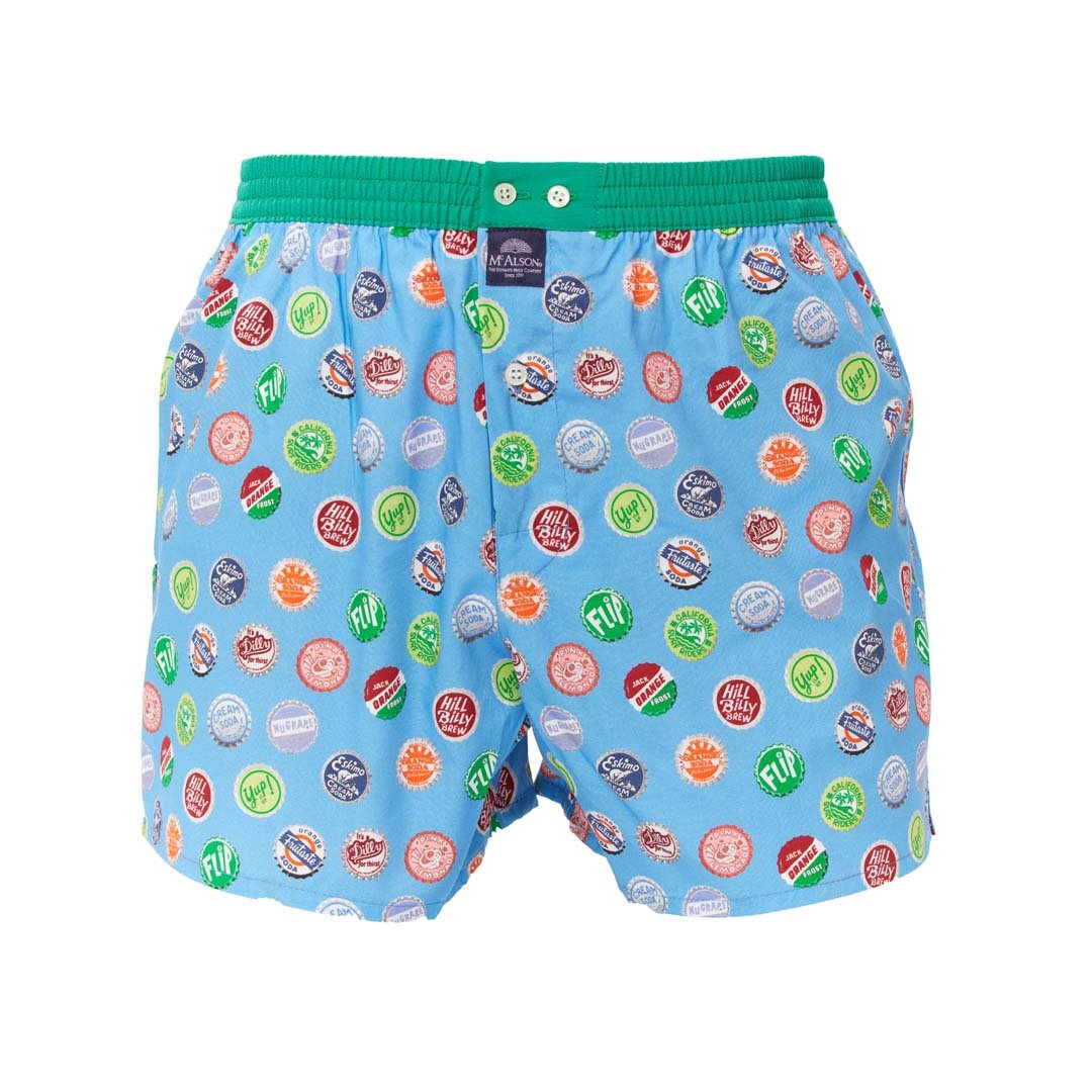 Boxer tappi soda blue McAlson - MONSIEUR