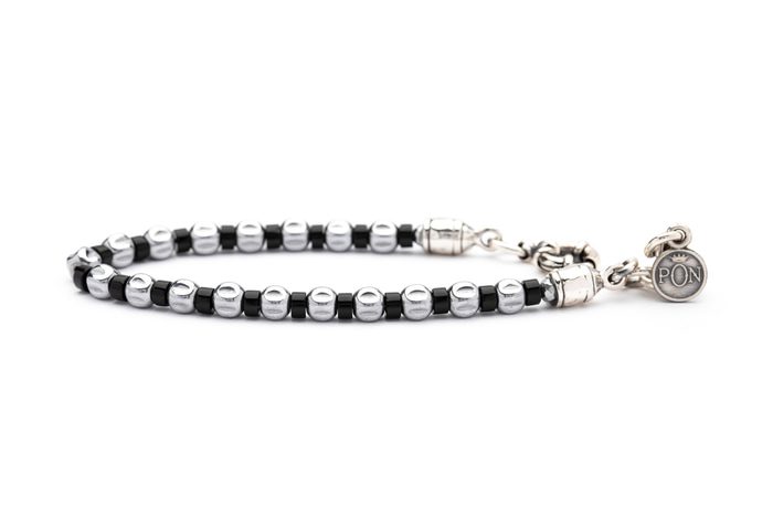Bracciale Rio granina onice ematite PON - MONSIEUR