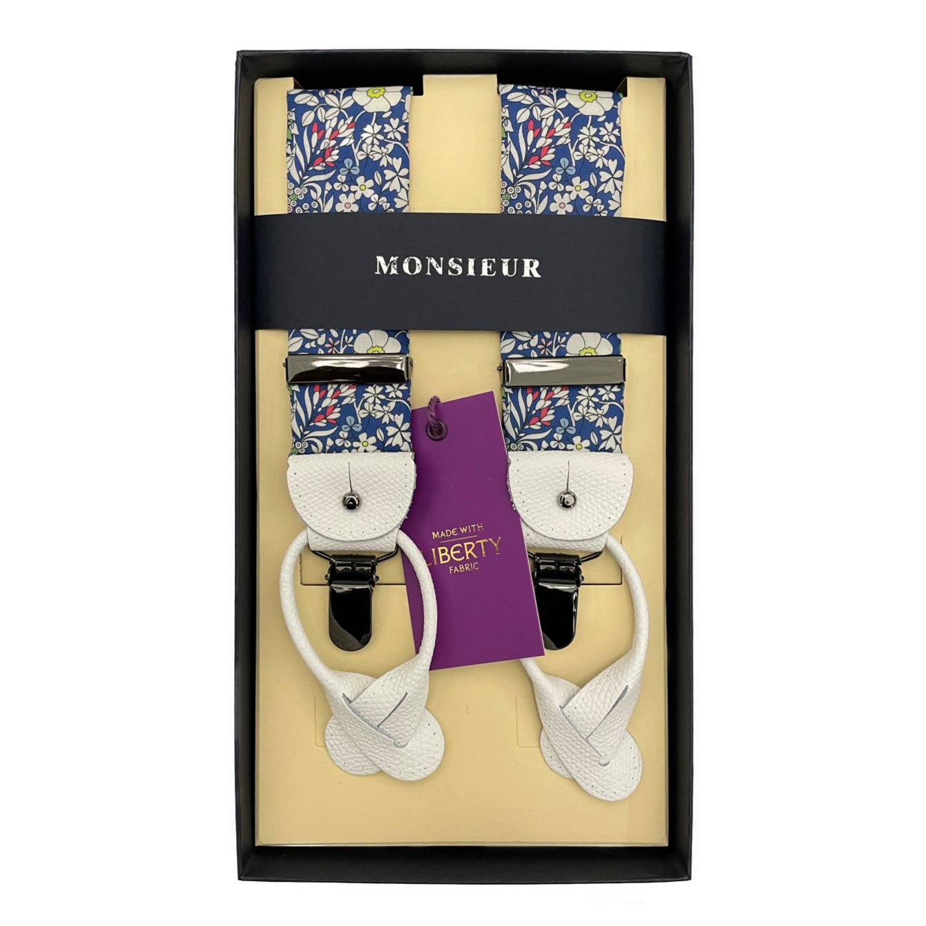 Bretelle cotone liberty Monsieur - MONSIEUR