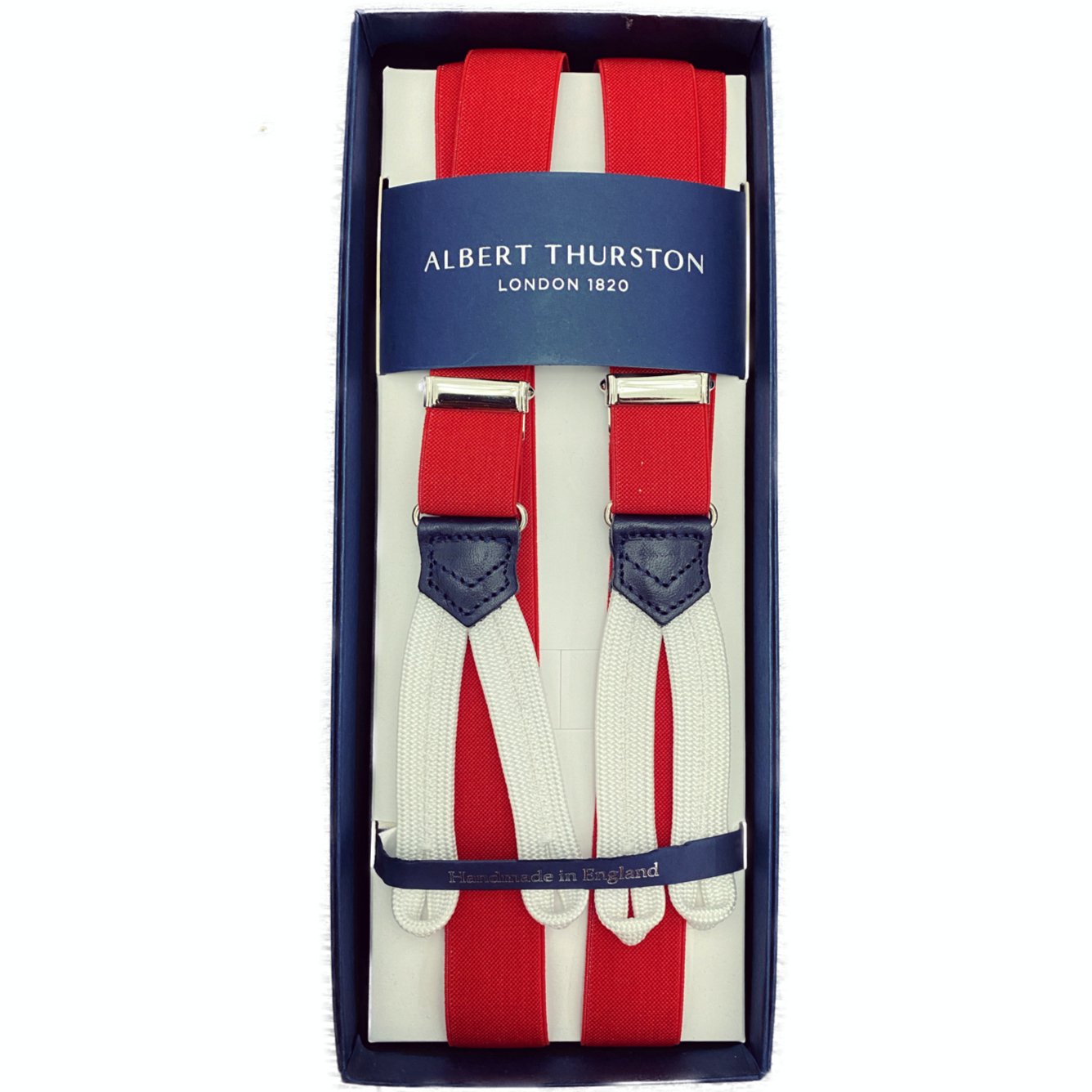 Bretelle elastico rosse Albert Thurston - MONSIEUR