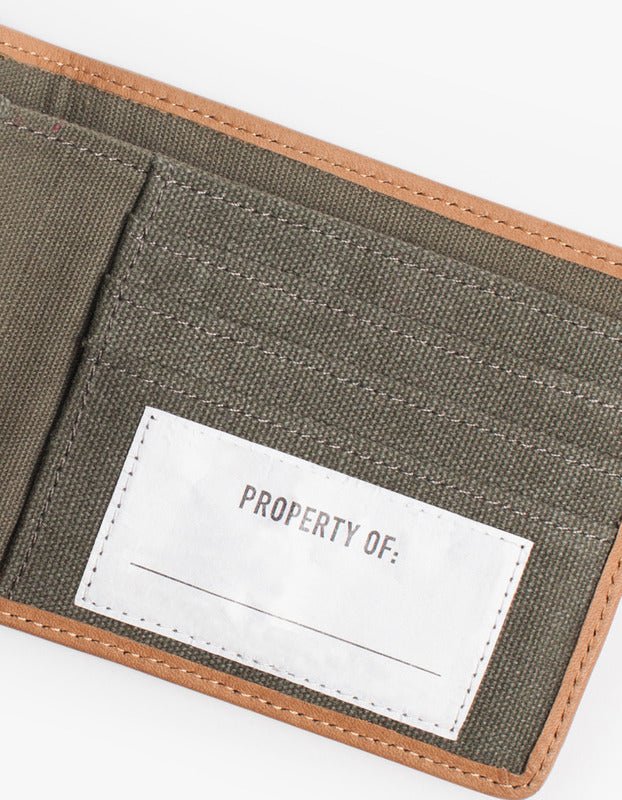 Canvas wallet - MONSIEUR