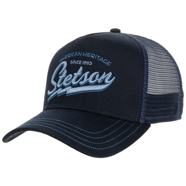 Cappellino Trucker American Heritage navy Stetson - MONSIEUR