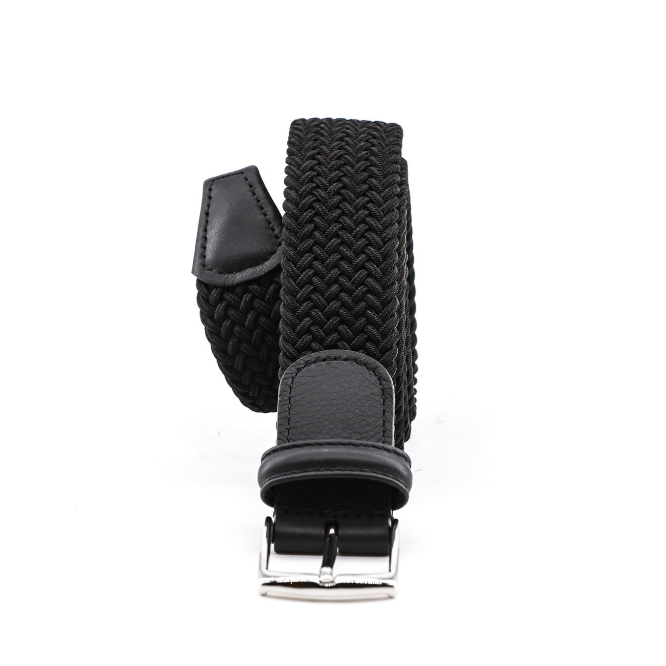 Cintura elasticizzata nera rifinita nero Monsieur - MONSIEUR