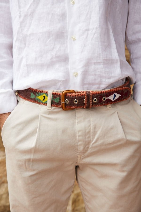 Cintura etnica brown LATCH - MONSIEUR