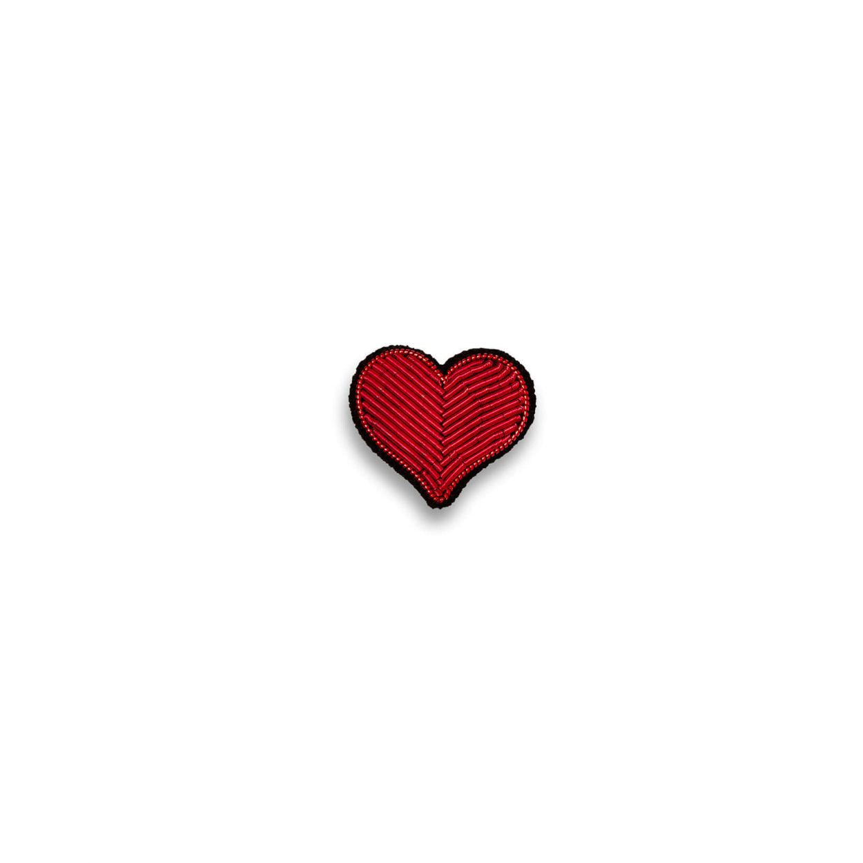 Spilla cuore rosso Macon & Lesquoy