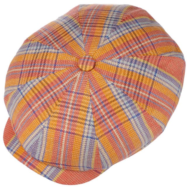 Coppola Hatteras check orange Stetson - MONSIEUR