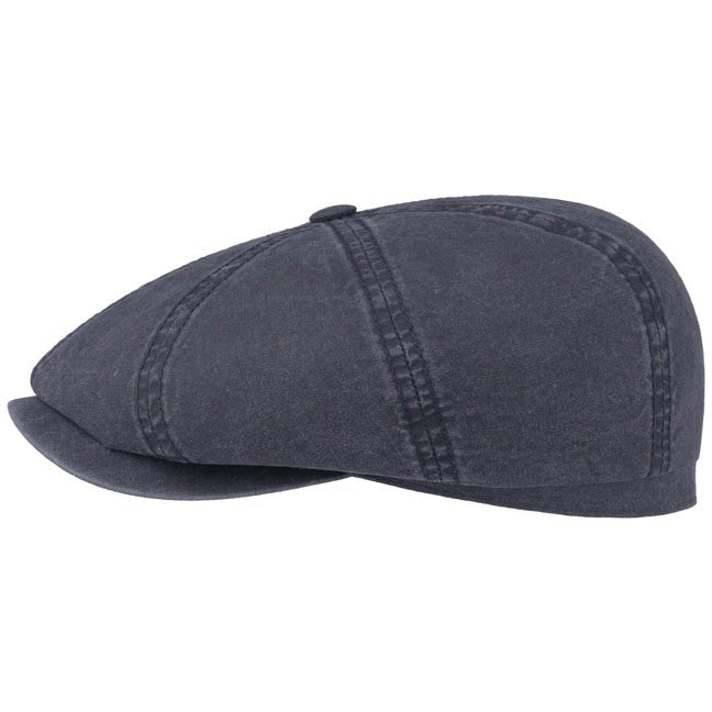 Coppola Hatteras cotone dèlavè navy Stetson - MONSIEUR