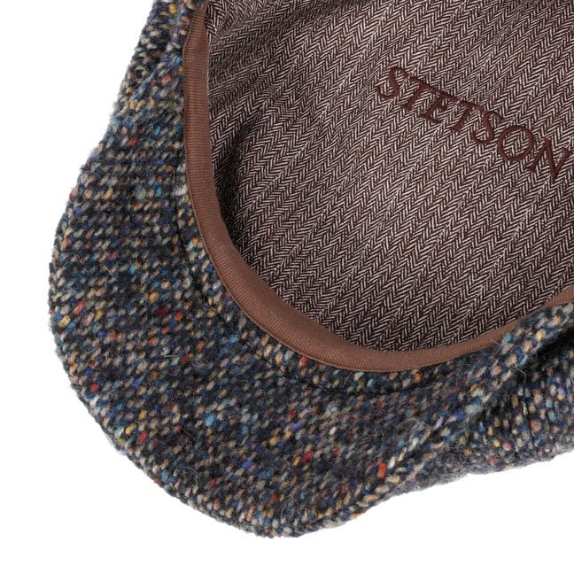 Coppola Hatteras donegal multicolor dots navy Stetson - MONSIEUR