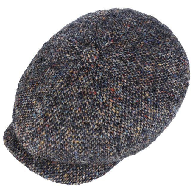 Coppola Hatteras donegal multicolor dots navy Stetson - MONSIEUR
