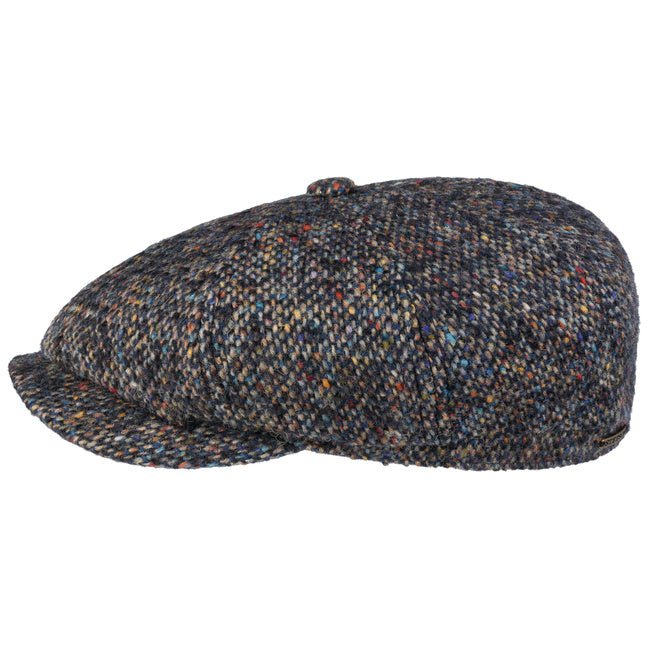 Coppola Hatteras donegal multicolor dots navy Stetson - MONSIEUR