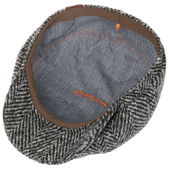 Coppola Hatteras Herringbone nera Stetson - MONSIEUR