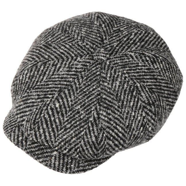 Coppola Hatteras Herringbone nera Stetson - MONSIEUR