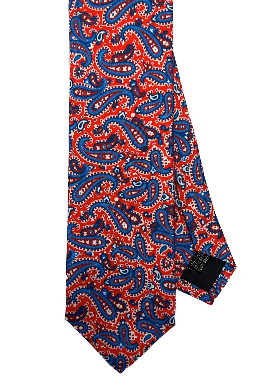 Cravatta seta fantasia paisley rossa royal Monsieur - MONSIEUR