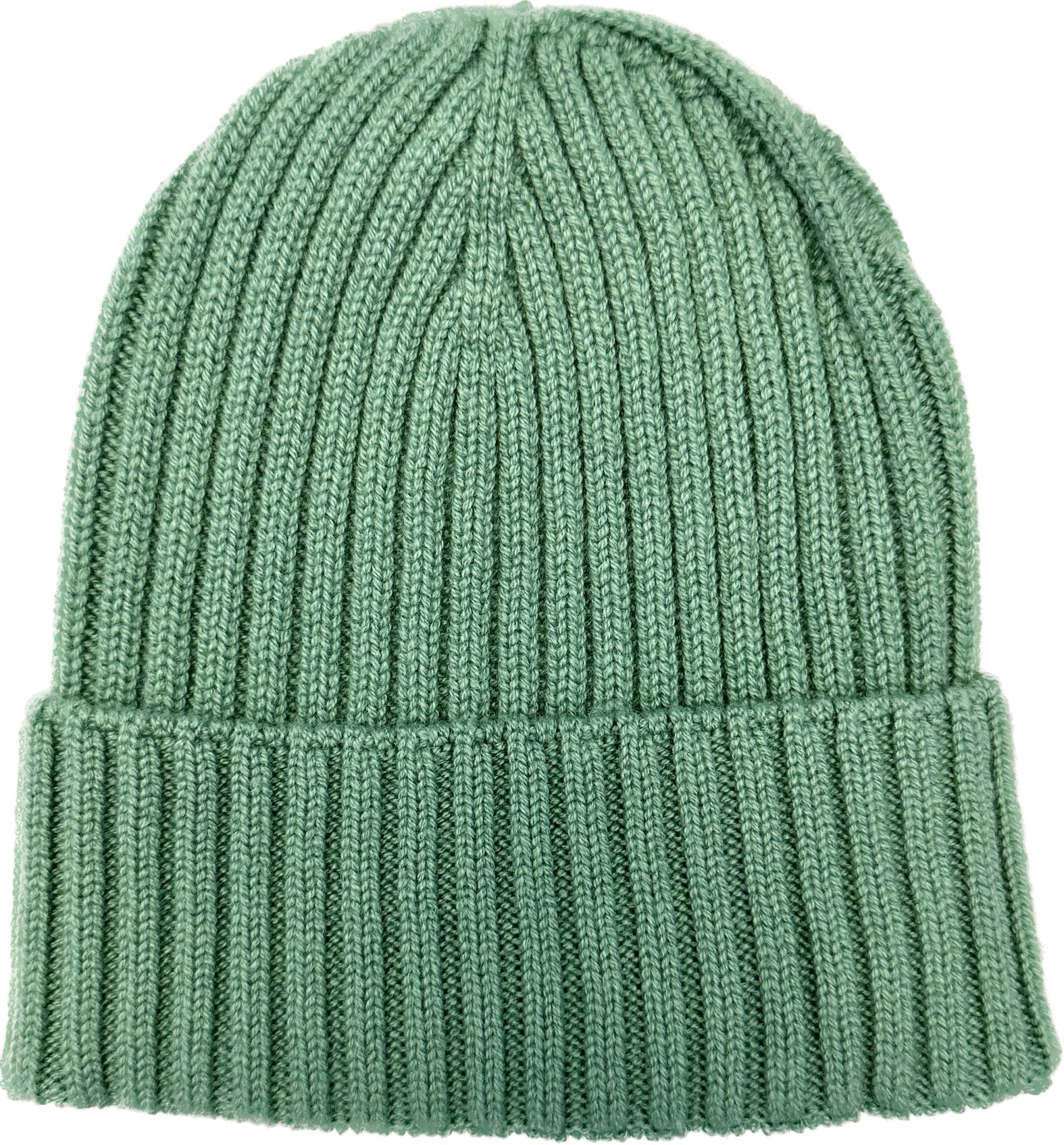 Cuffia coste cashmere lichene Monsieur - MONSIEUR