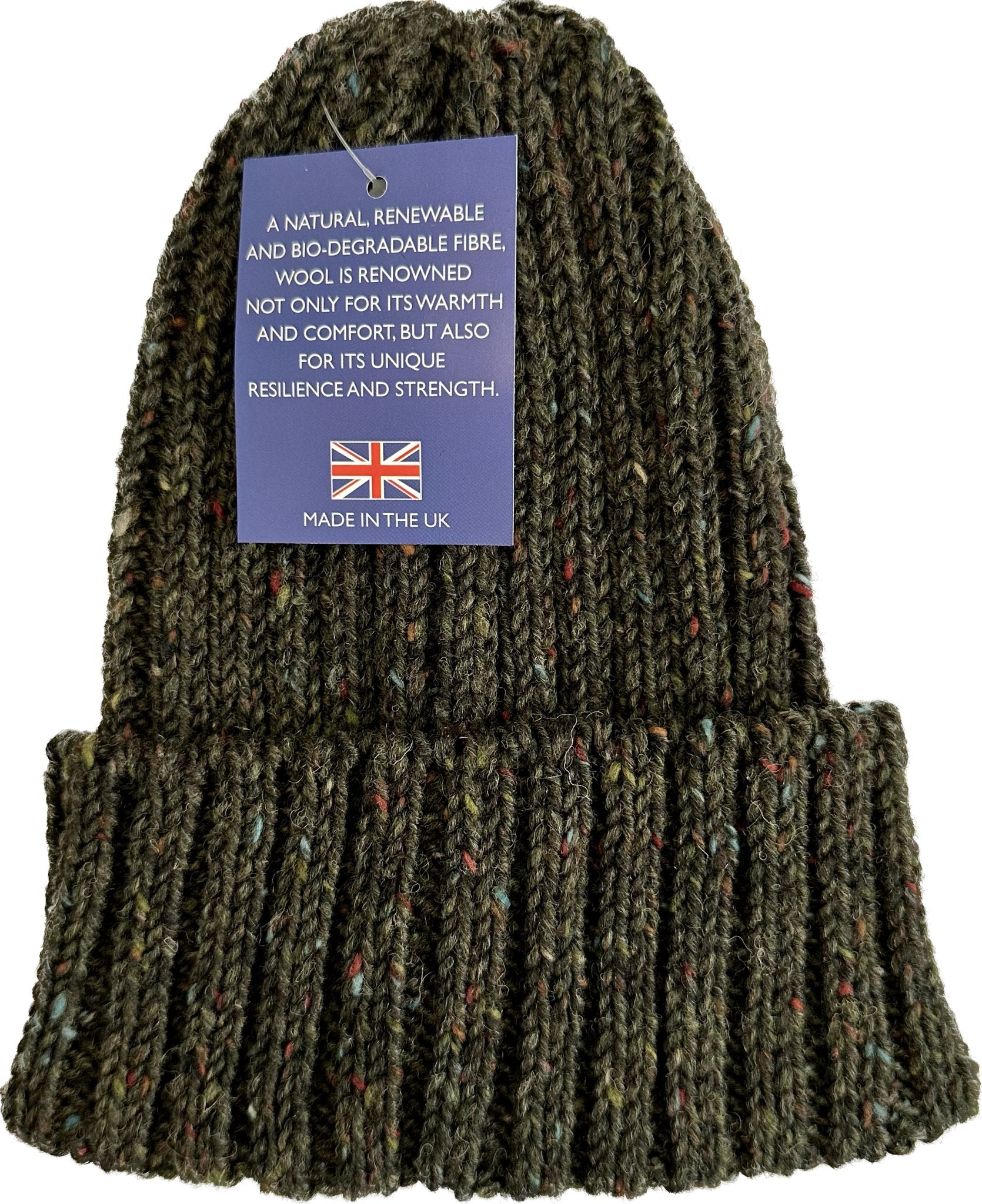 Cuffia coste donegal lana verdona Highland2000 - MONSIEUR