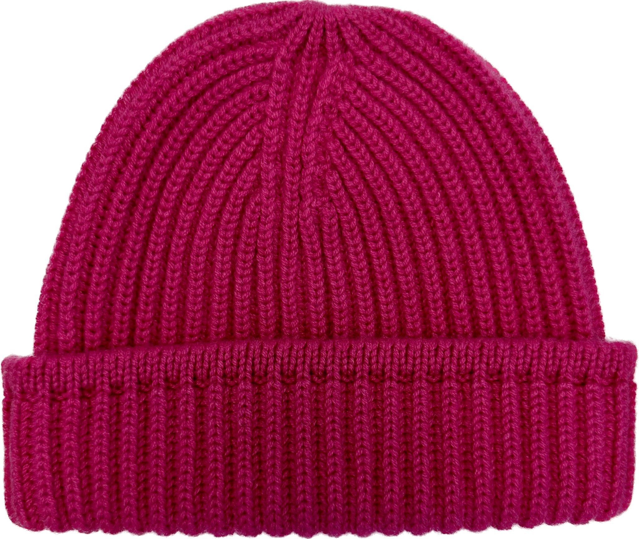 Cuffia pesante costa inglese cashmere fucsia Monsieur - MONSIEUR