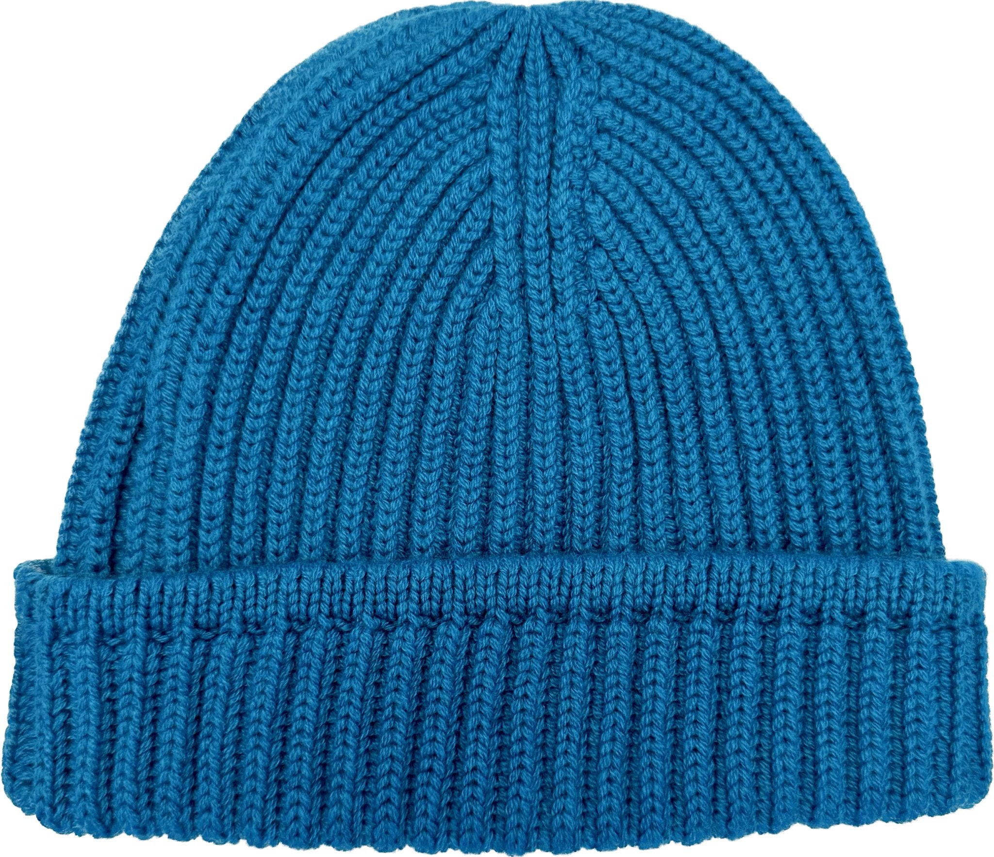 Cuffia pesante costa inglese cashmere turchese Monsieur - MONSIEUR