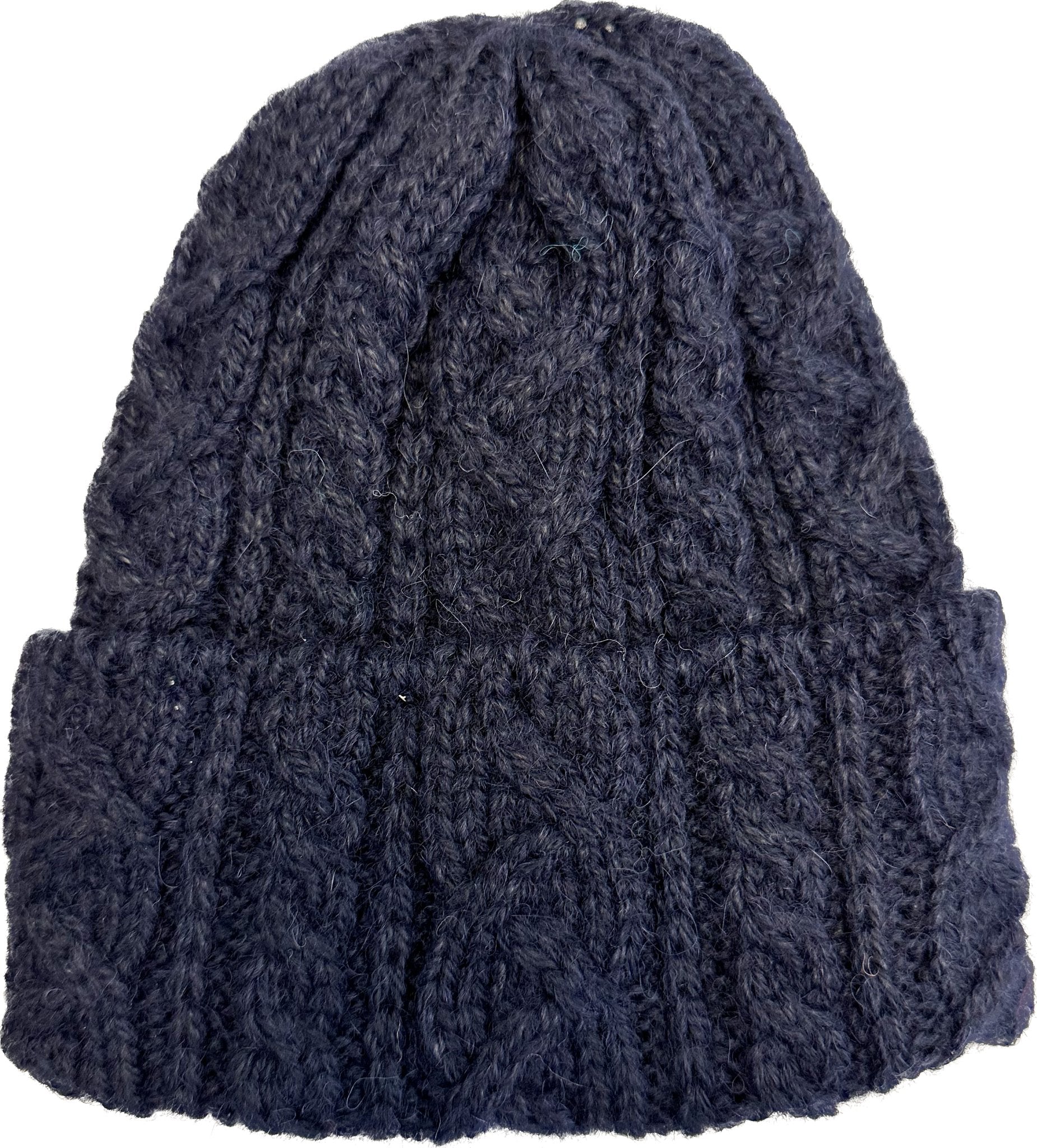 Cuffia treccia alpaca navy Highland2000 - MONSIEUR