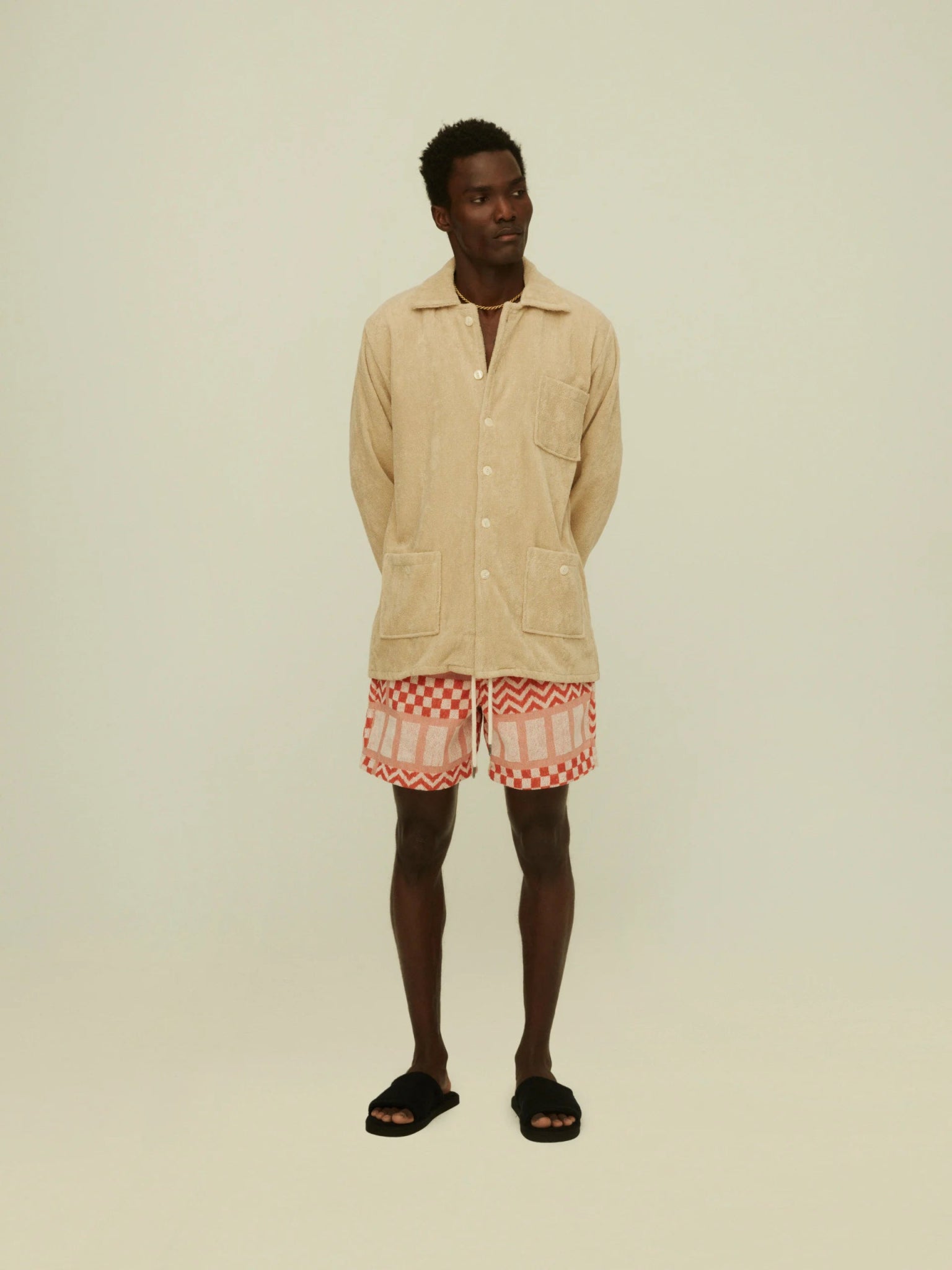 Giacca spugna beige Dandy OAS - MONSIEUR