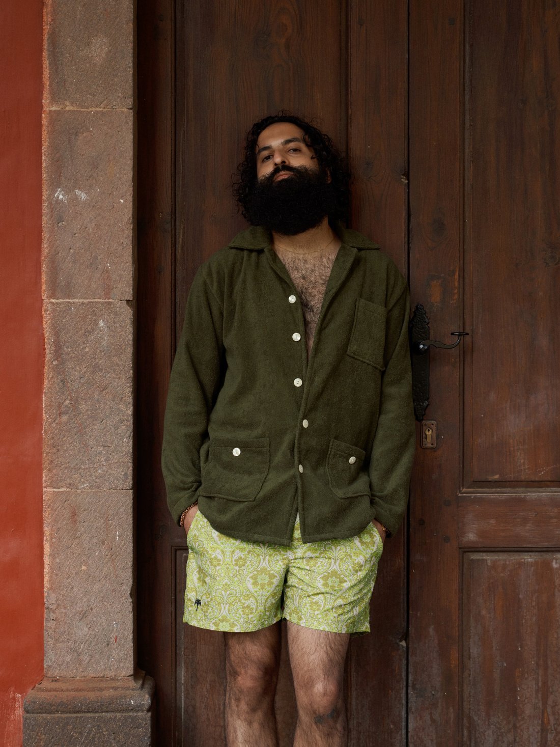 Giacca spugna green Dandy OAS - MONSIEUR